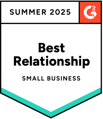 G2 Best Relationship Award, Winter 2024